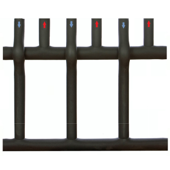 Kolektor hydrauliczny 3D+5/4" ocieplony
