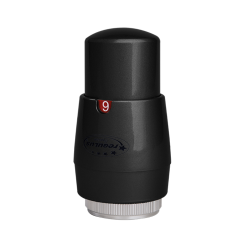 Regulus głowica termostatyczna GS 02 czarna