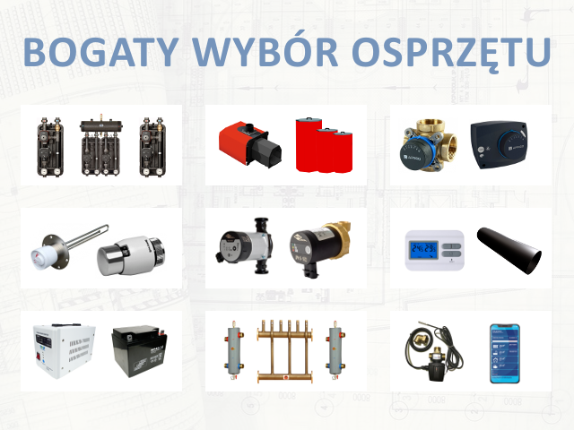 Bogaty wybór osprzętu